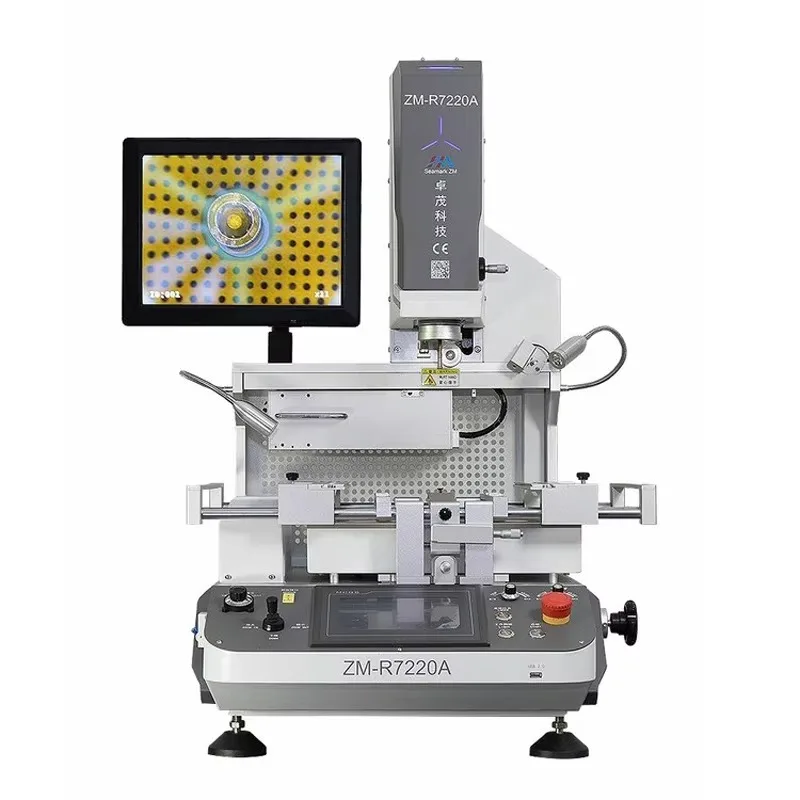 NEW with optical Alignment Upgraded Version 220V ZM-R7220A BGA with Independent Control Heaters Precise Optical Alignment System