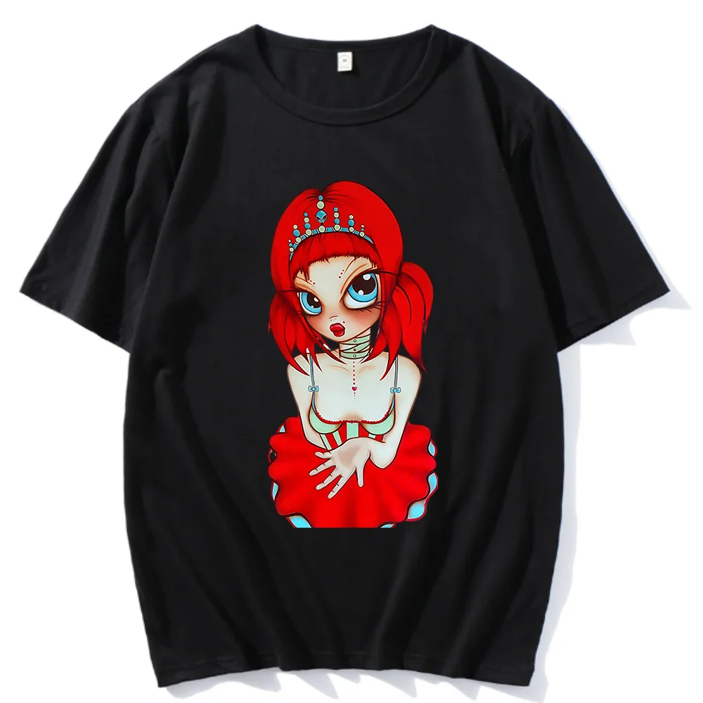 y2k Red Lady Boumzar t shirt women clothes Minimalist Male Female Neutral Casual Original ropa de mujer graphic kawaii tops men