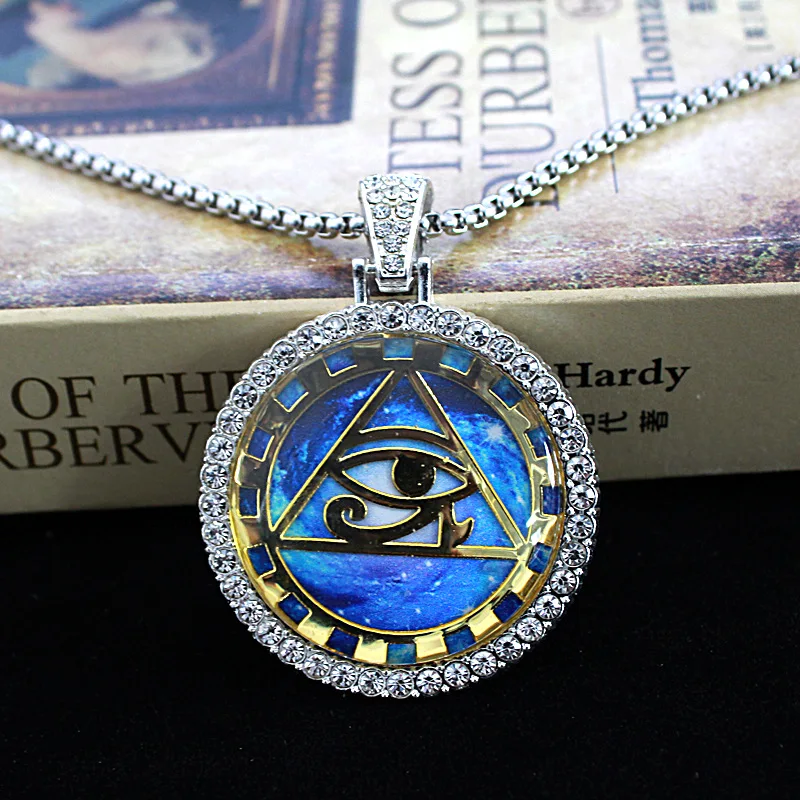 New Cubic Zirconia Orgone Chakra Healing Pendant Orgonite For Women Amulet Titanium Steel Sweater Necklace Novelty Gift