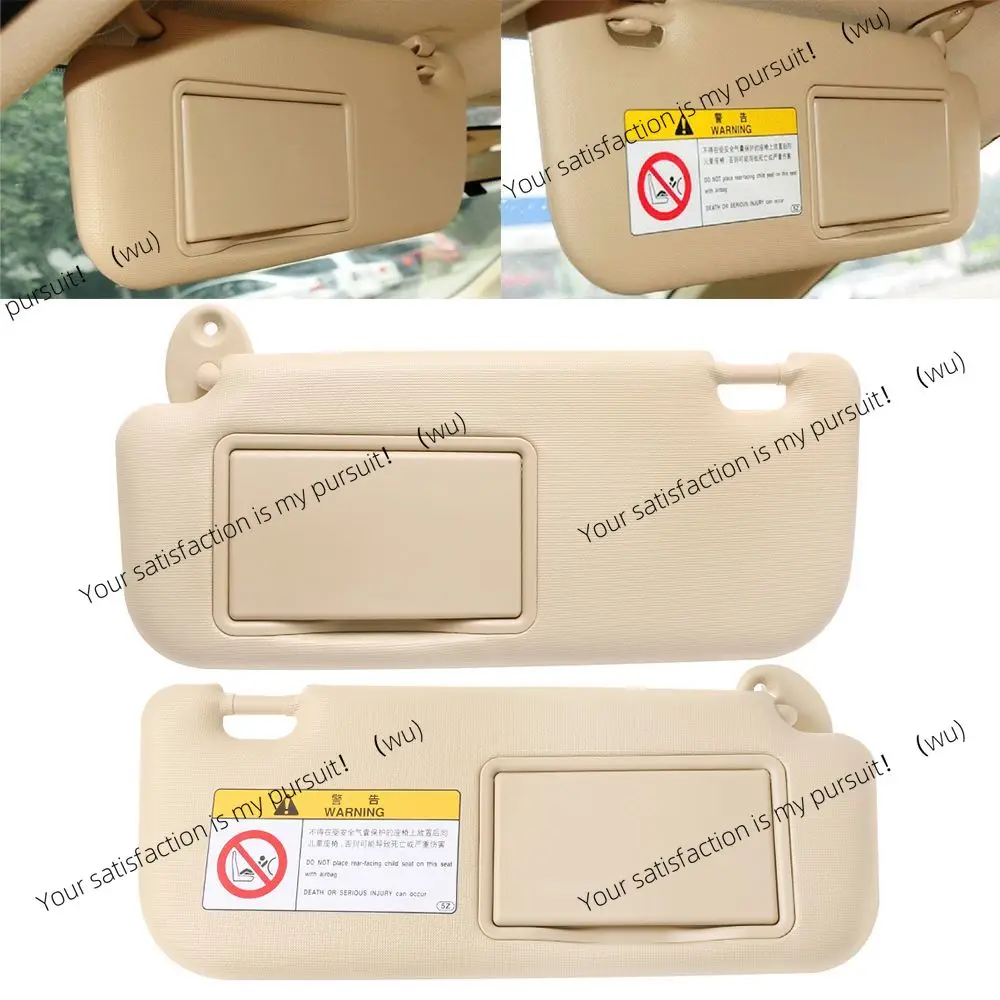 

Replace driving position cover, windshield, car visor, interior rearview mirror