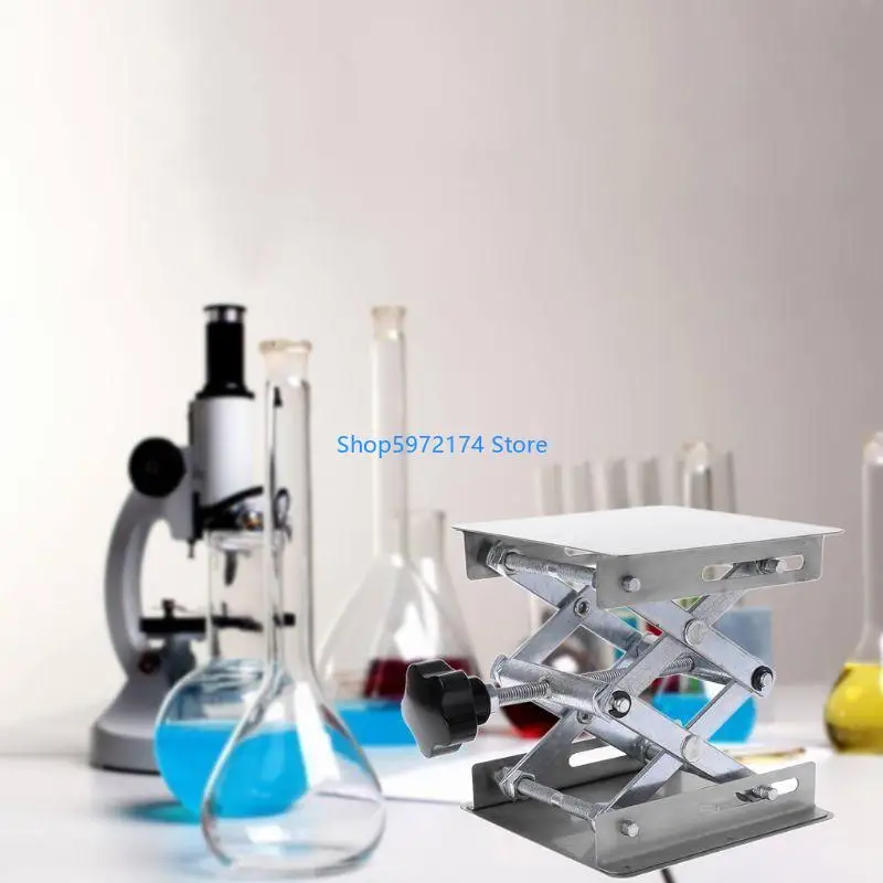 Y3NB Scientific Lab Laboratory Scissor Stainless Steel Lab Lifting Platform Stand Rack Scissor Lab-Lift Lifter