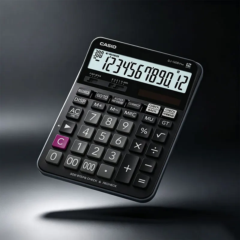 Casio FX-991CN CW/MX-12B/DJ-120D/MS-20YC: comfortabele wetenschappelijke rekenmachine met gemakkelijk te bedienen toetsen – u voelt geen vermoeidheid, zelfs niet bij langdurige berekeningen.