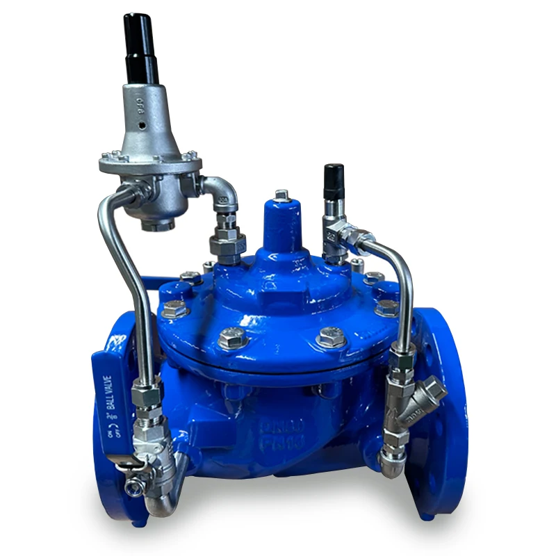 

Customizable Manual Control Valve CE Standard PRV Pressure Reducing Valve Water DN100 Flange Ends PN10/PN16 DI Body 18-Month