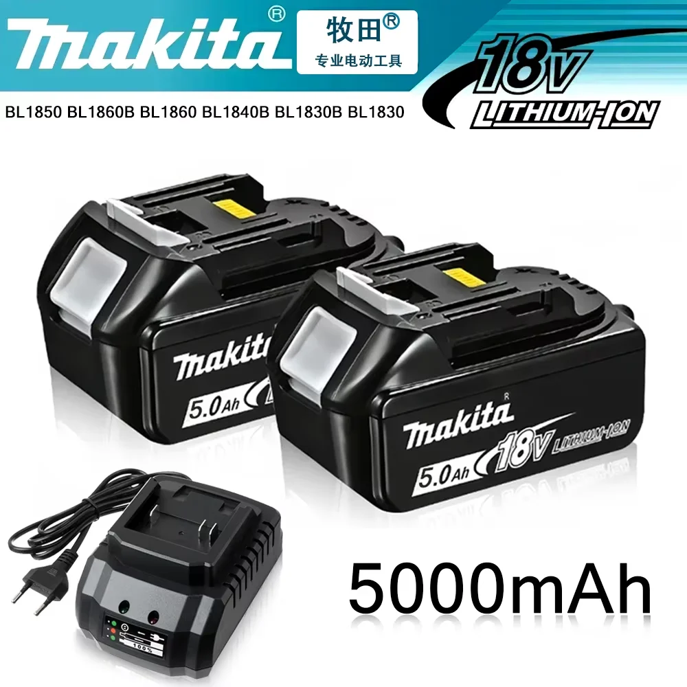 

Genuine Makita 18V Battery BL1850 BL1860B BL1860 BL1840B BL1850B Lithium ion Makita 18V 5Ah