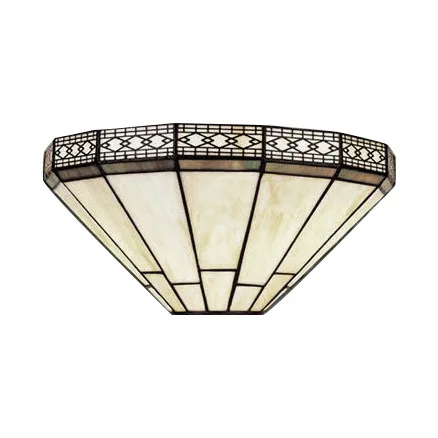 Retro Pastorale Stained Glass Tiffany Hotel Restaurant Cafe Gang Gangpad Slaapkamer Bed Led Wandlampen