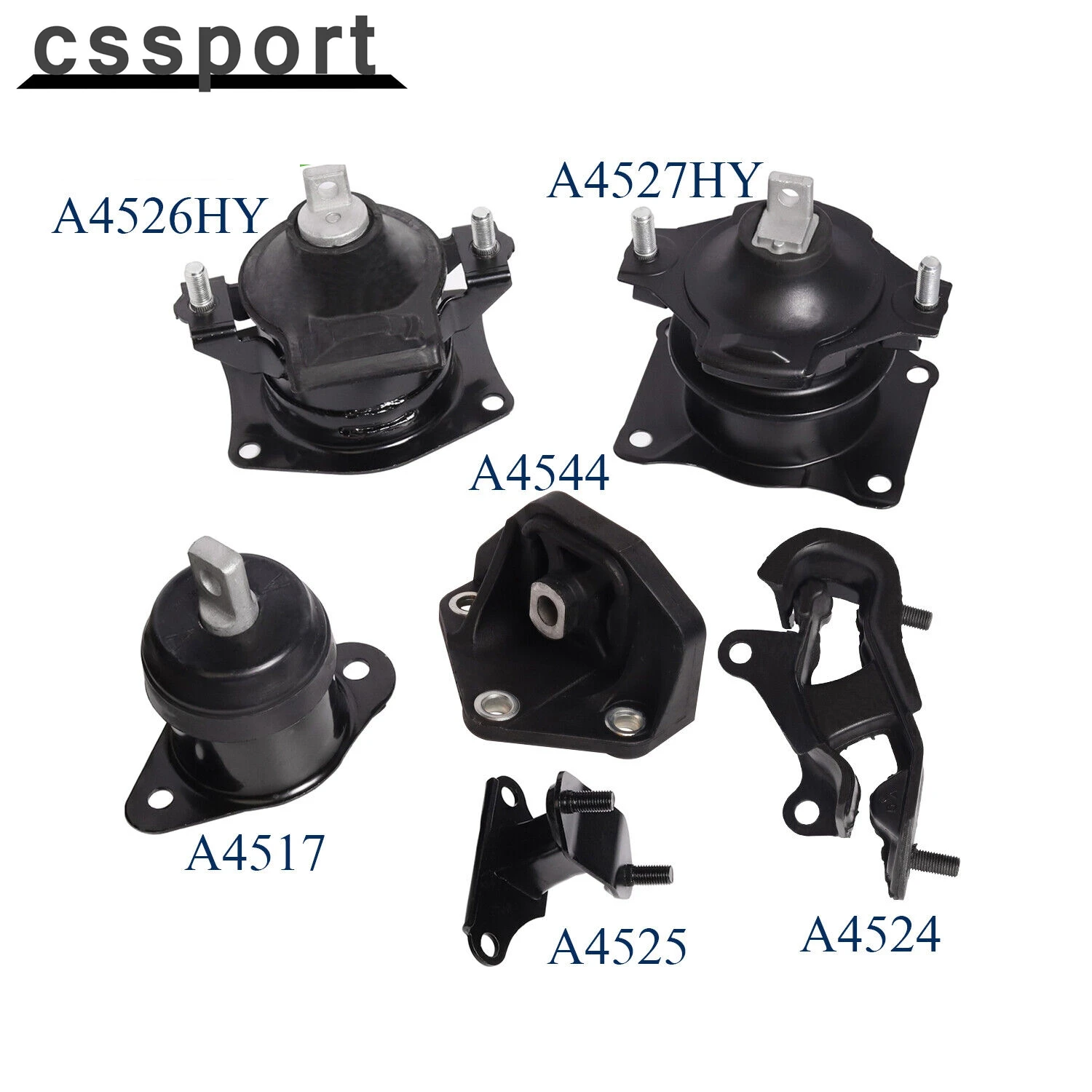 

6pcs Engine Motor & Trans Mount for 2003-2007 Honda Accord 3.0L V6 Auto Trans