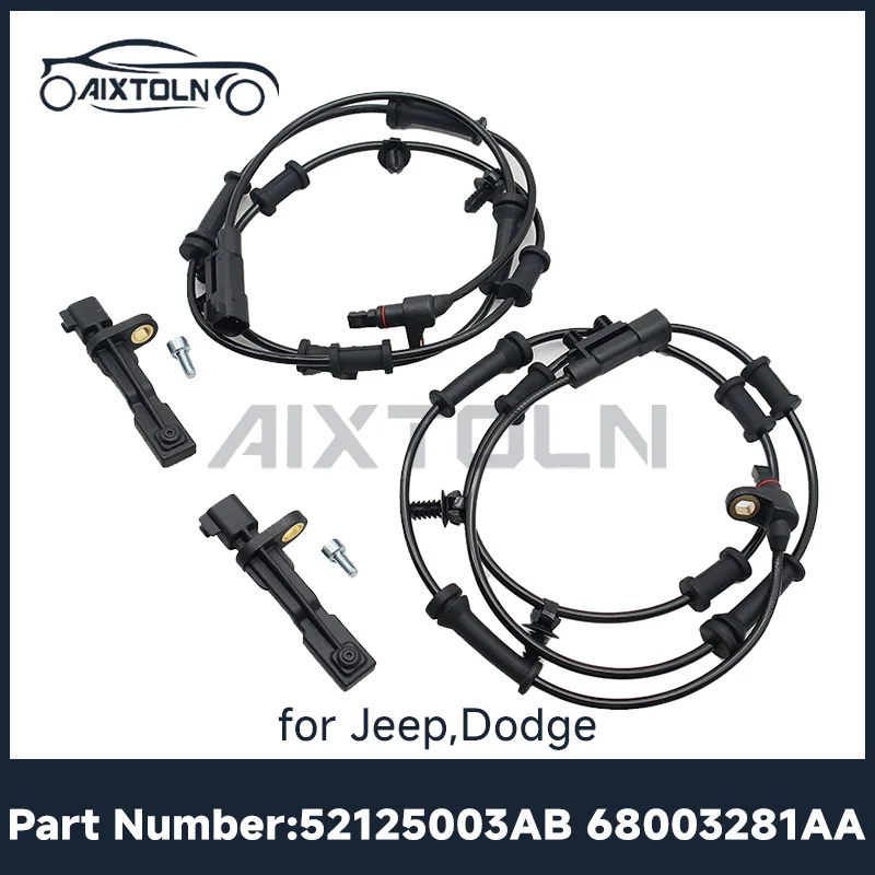 Front Rear ABS Wheel Speed Sensor Good Quality For Jeep Wrangler JK Liberty KK Dodge Nitro KA 2007–2018 52125003AB 68003281AA