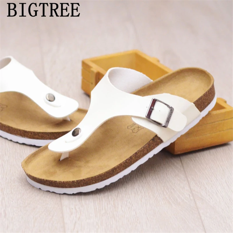 Beach Slippers Flip Flops Men Shoes Men Summer Shoes Mens Slippers Outdoor Leather Slippers Shoes+male Zapatos De Hombre Тапочки