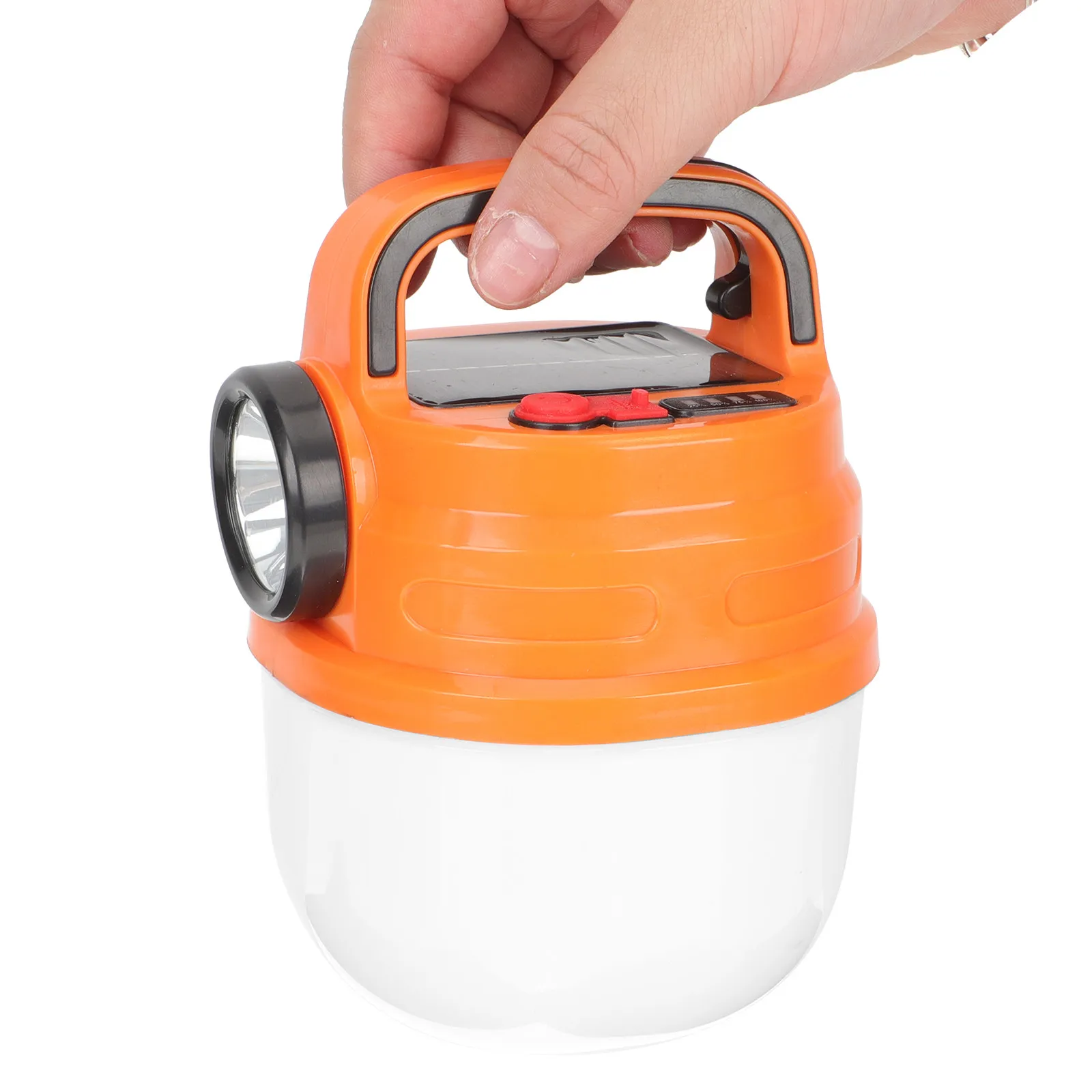 

Portable Solar Power Lights ABS Camping Lamp Rechargeable H held Tent Light for Outdoors Professional Camping Supply Fishing