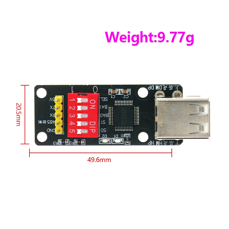 Ch9350 module hid keyboard mouse to serial port virtual keyboard scanning gun to serial port KVM