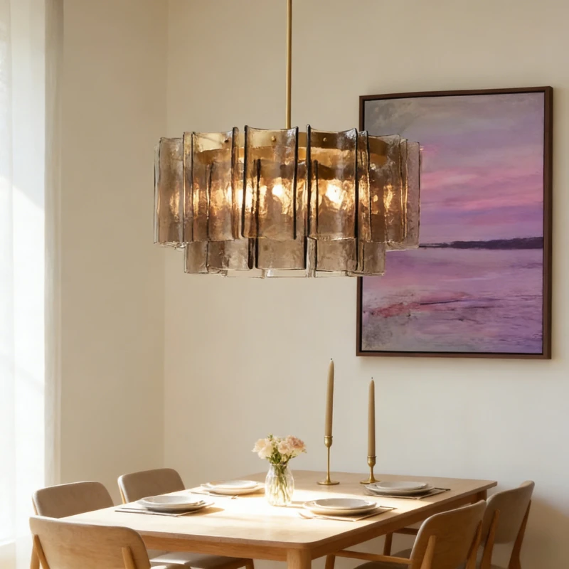 Vintage Industrial Handmade Glass Pendant Light French Modern Designer Lamp For Dining Living Room Bar Ambient Lighting