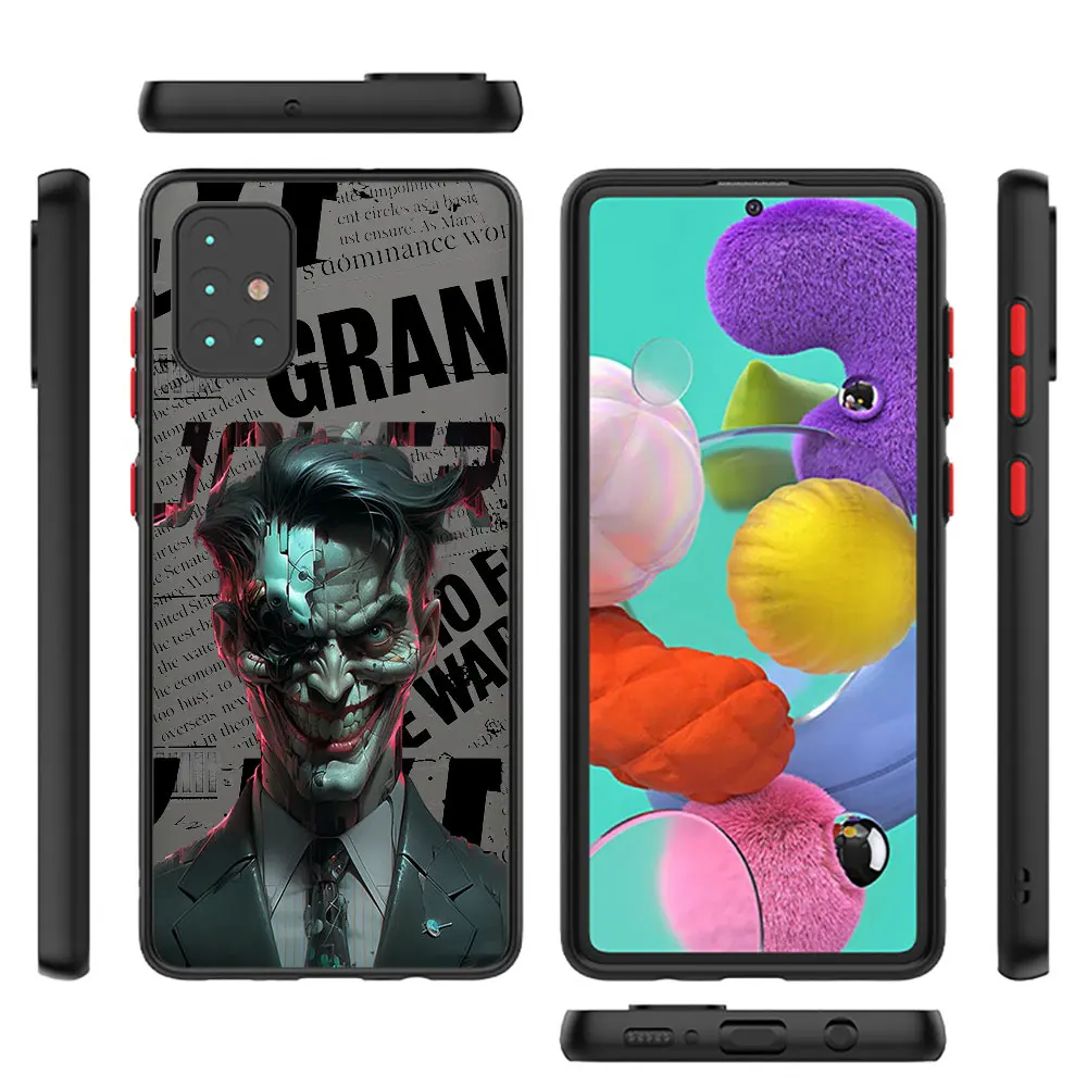 J-Joker Harley Quinn personality Phone Case for Samsung Galaxy A52 A72 A14 A33 A53 A22 A32 A13 A34 A73 A23 A12 A24 A54 Cover