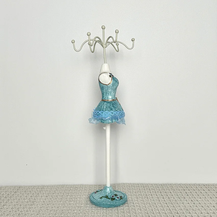 Resin Ballet Skirt Form Jewelry Display - Artistic Mannequin Stand for Earrings & Necklaces, Decorative Showcase Prop