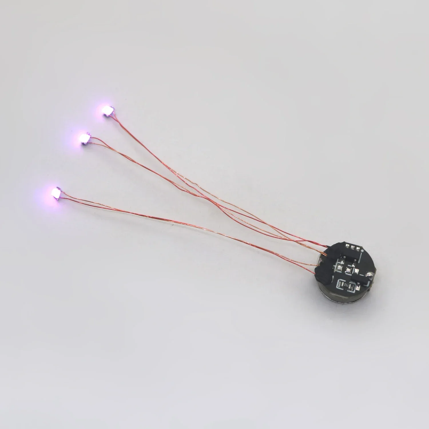 Magnetic control lamp Wired 5cm Led Magnetron Light Model w Battery Diy Car Toys Lighting Making Diorama Materials Gunda Robots