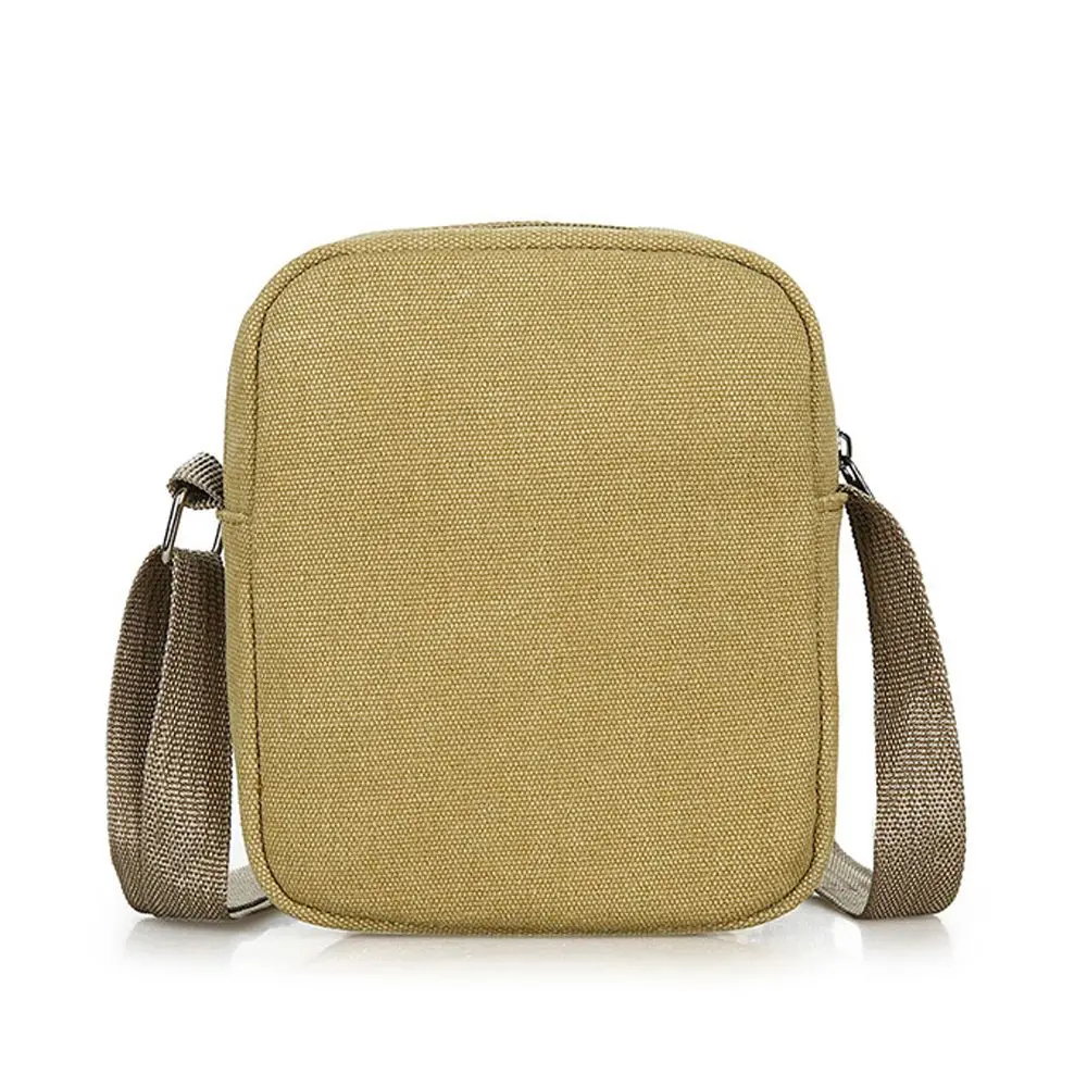 Bolsa de lona pequena para homens, bolsa crossbody, mochila telefônica, compras, viagem, pano