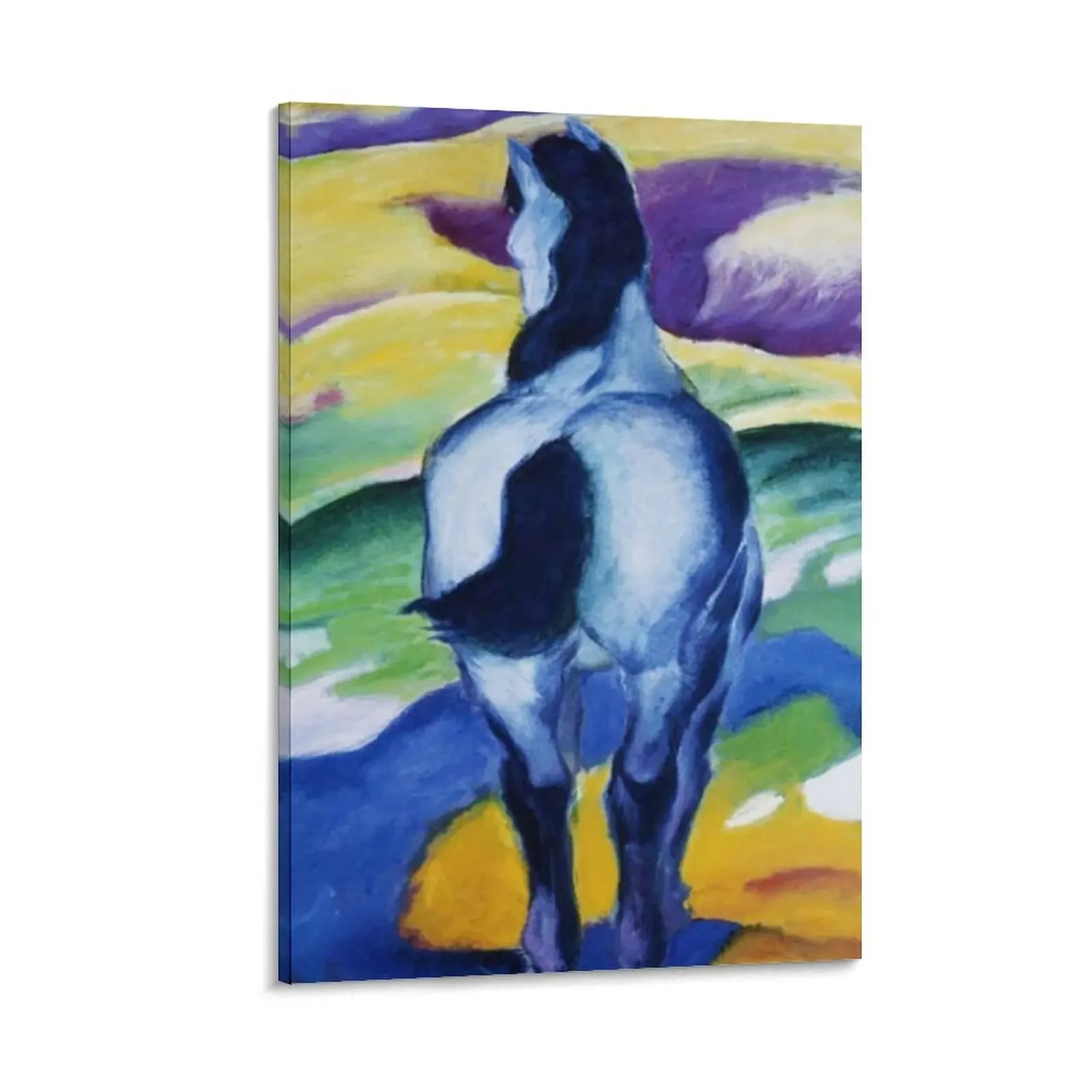 

Franz Marc - Blue Horse II Canvas Painting Decorative painting for bedroom posters for room aesthetic room decor