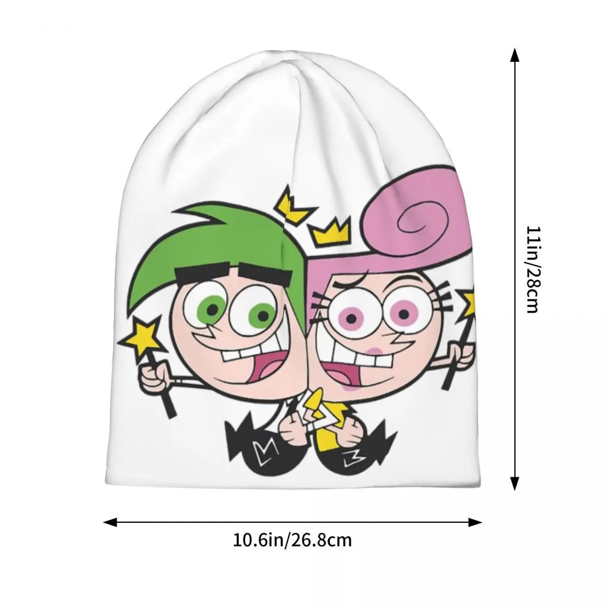 Fairly Oddparents - Cosmo (20) Warm Knitted Cap Fashion Bonnet Hat Autumn Winter Outdoor Beanies Hats for Unisex Adult