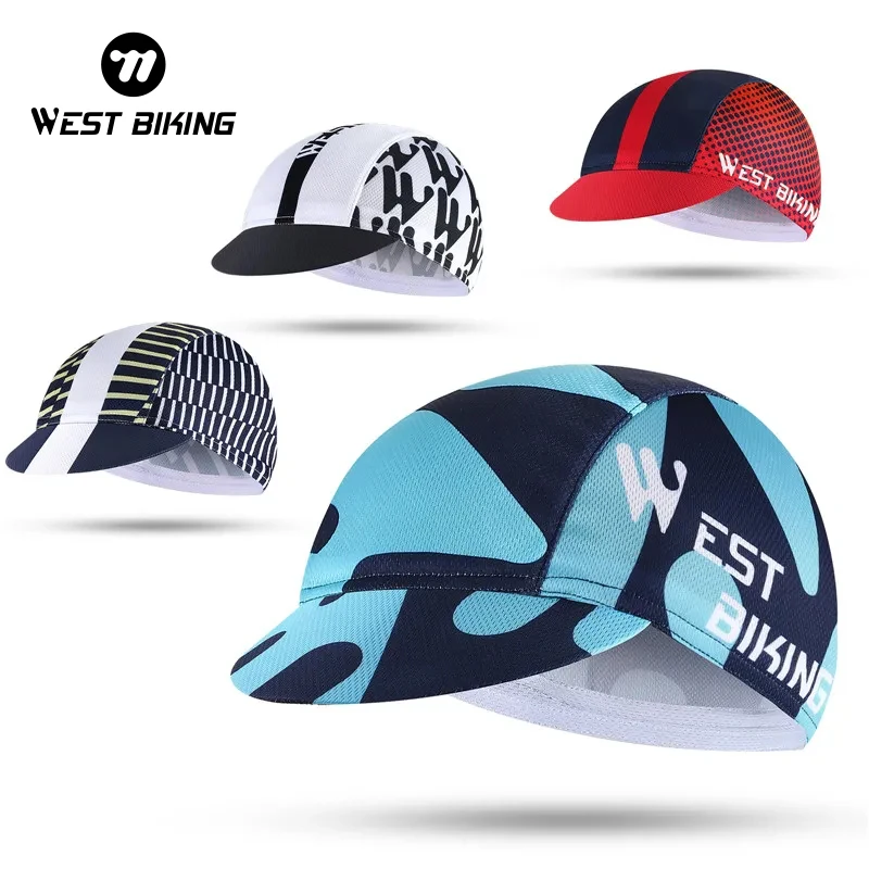 WEST BIKING Summer MTB Cycling Caps Men Helmet Lining Bicycle Quick Drying Sun Protection Breathable Tennis Sports Caps