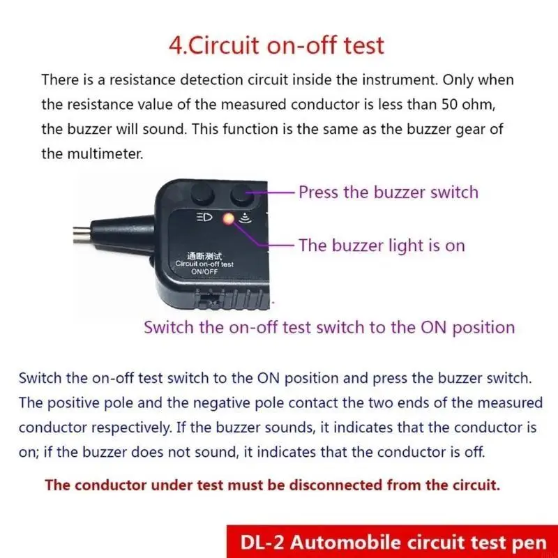 

B5XD Automotive Cux Tester Цифровая светодиодная электрическая система