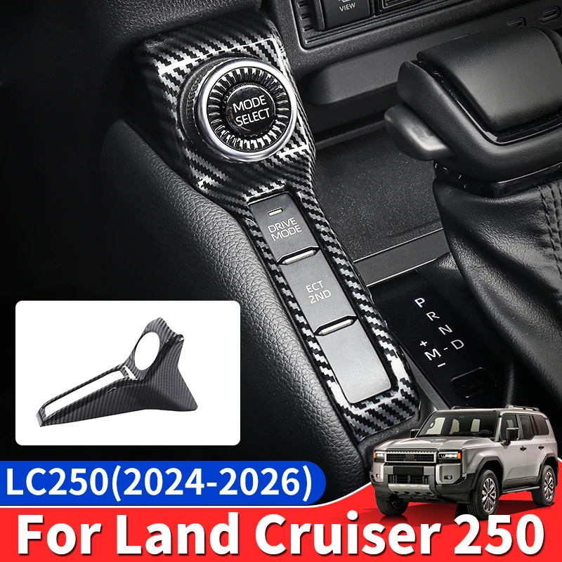 

For Toyota Land Cruiser 250 2024 1958 Prado LC250 First Edition Center Console Mode Conversion Button Cover,Interior Accessories