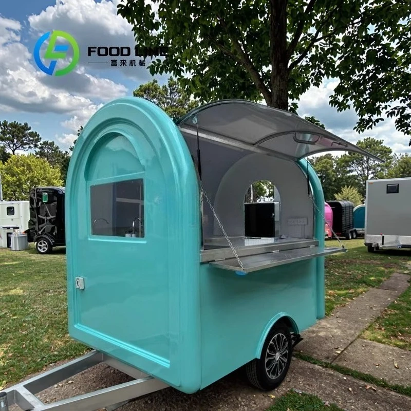 

Teal Mobile Food Trailer New Arrival India Australian Standard Fully Equipped Catering Trailer Customized