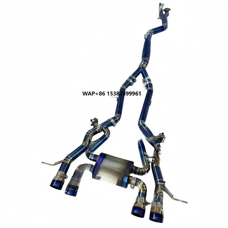 Factory Sell in Stock Titanium Single Exhaust Pipe for G80 G82 M3 M4 Valvetronic Catback Exhaust System
