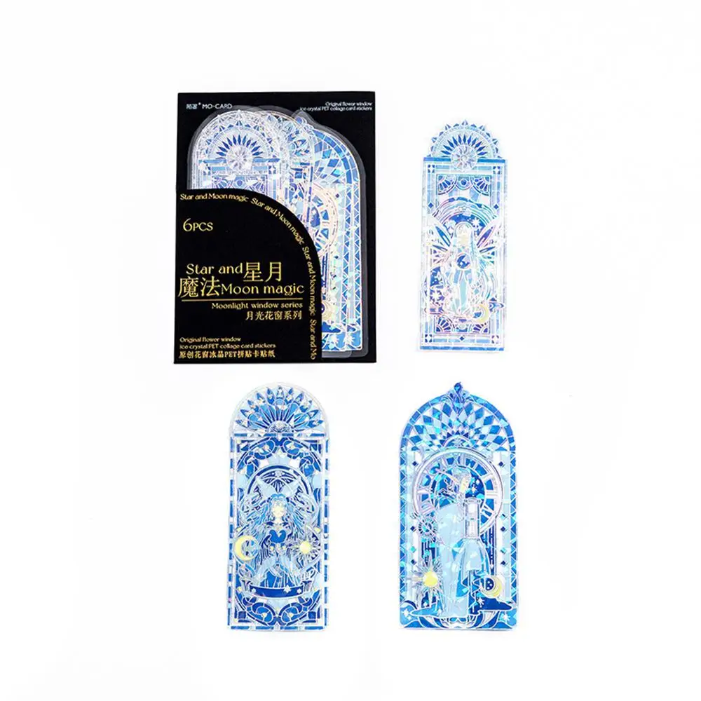 Цветочное окно, церковная наклейка, практичные материалы для коллажей, уникальный и очаровательный дизайн, создайте собственные мечты, изысканный дизайн
