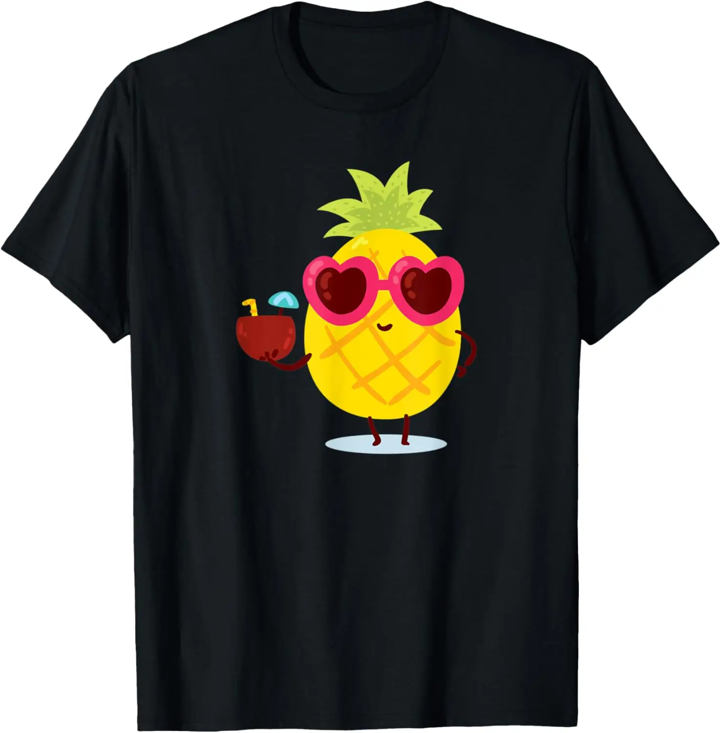 

Teal Tropical Fruit Summer Fun Novelty Gift Yellow Pineapple
