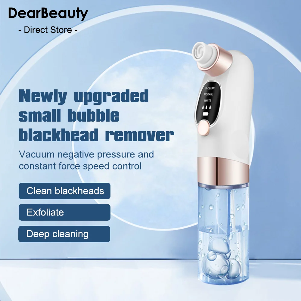 Elektryczny odkurzacz do wągrów z małymi bąbelkami, urządzenie do pielęgnacji skóry, oczyszczanie porów, narzędzie do usuwania zaskórników, trądziku i wyprysków z twarzy i nosa.
