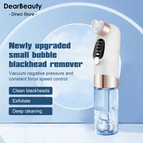 전기 작은 거품 블랙헤드 리무버, 스킨 케어, 물 순환, 모공 여드름, 여드름 제거, 진공 흡입, 얼굴 코 클리너 도구