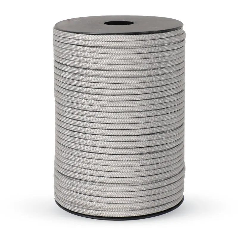NONE 9 Kern 650lb Paracord 100 m Durchmesser 4 mm Militär Standard Fallschirmseil Zelt Lanyard Zubehör für Überlebensarmband DIY Herstellung 6