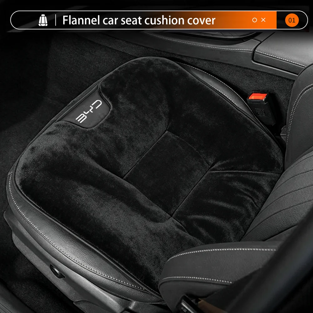 Plush Car Seat Cushion Warm Seat Cover Back Supports Pad Suitable for BYD Seal U Atto3 Atto2 Dophn Seagull S6 S7 Tang X Dream