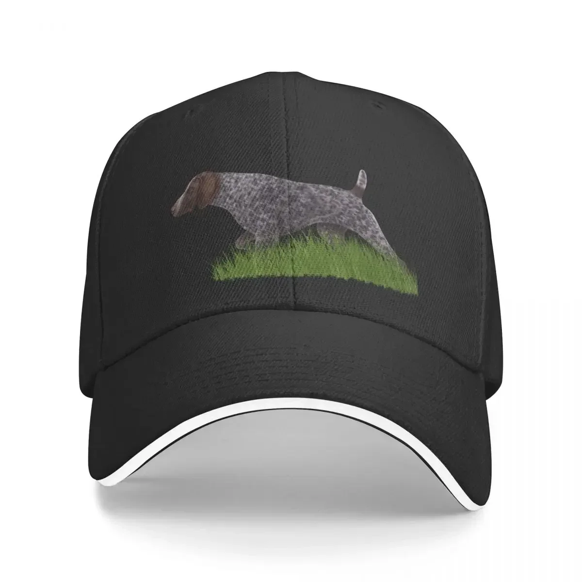 

german short hair pointer on point (Jake) Baseball Cap winter hats for men hats on offer Hats For Women Men's