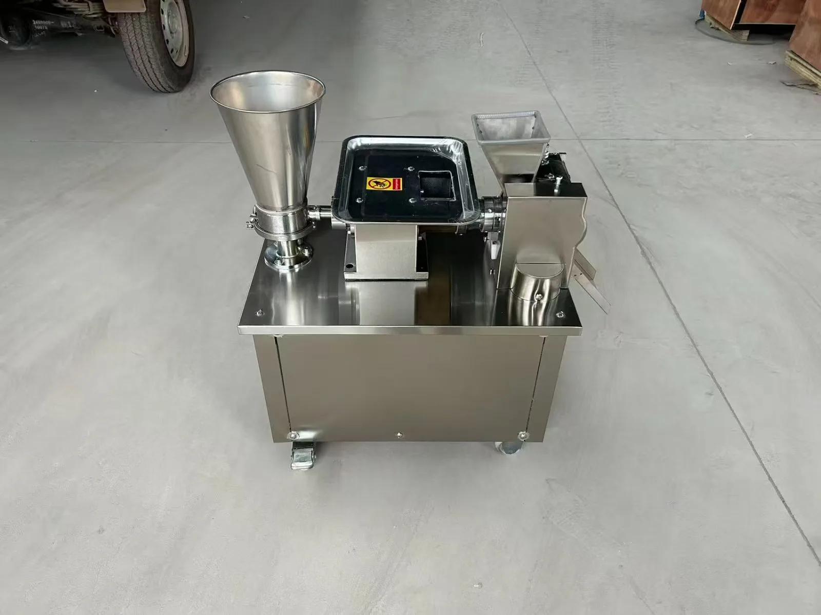 

Model 80 dumpling machine plus a mold