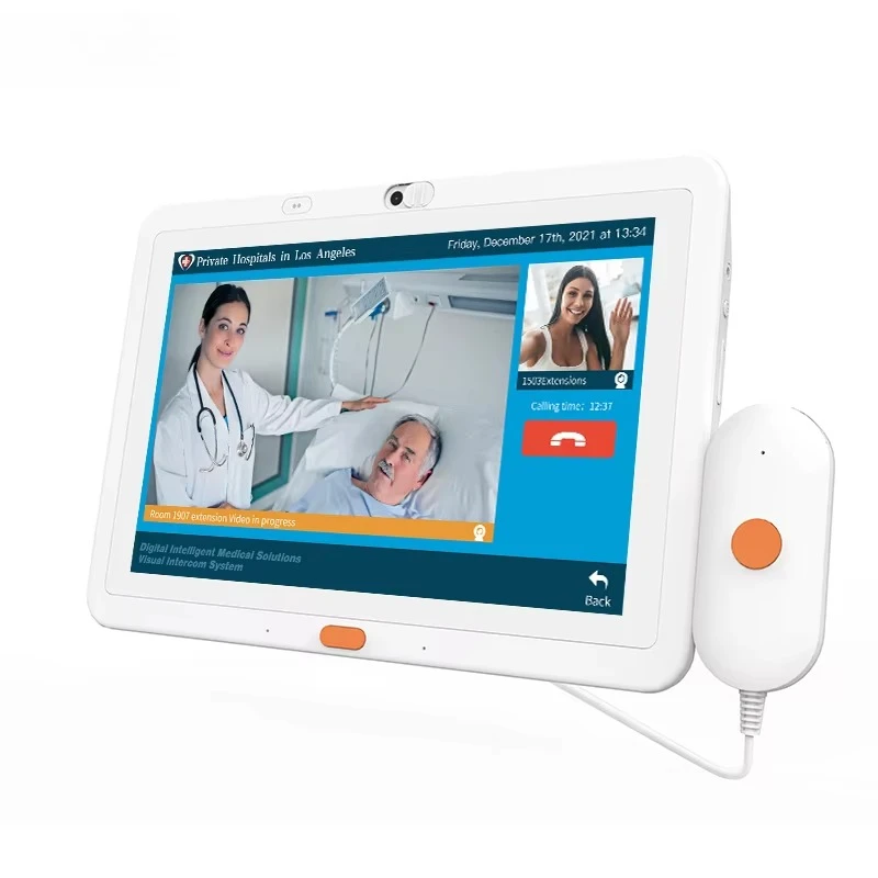 WH1012T Android Business Tablet PC New Medical Hospital Patient Bed Wall Mounted Digital Signage Display CPU RK3288