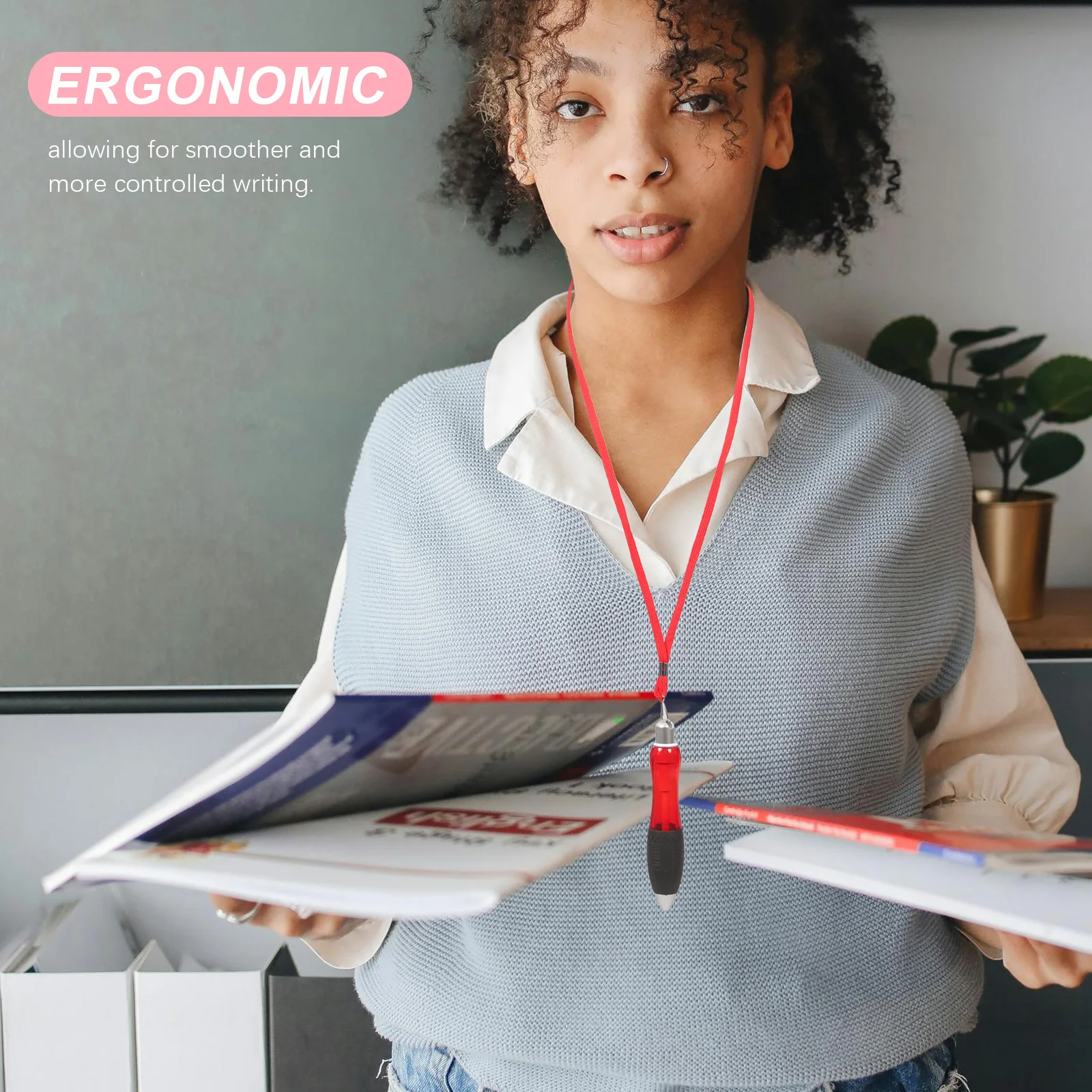 

2pcs Fat Set Portable Writing Anti-Slip Fat Tube Ballpoint Pack Sleeve Pens Weighted Pen Ergonomic Pen Set Bundle