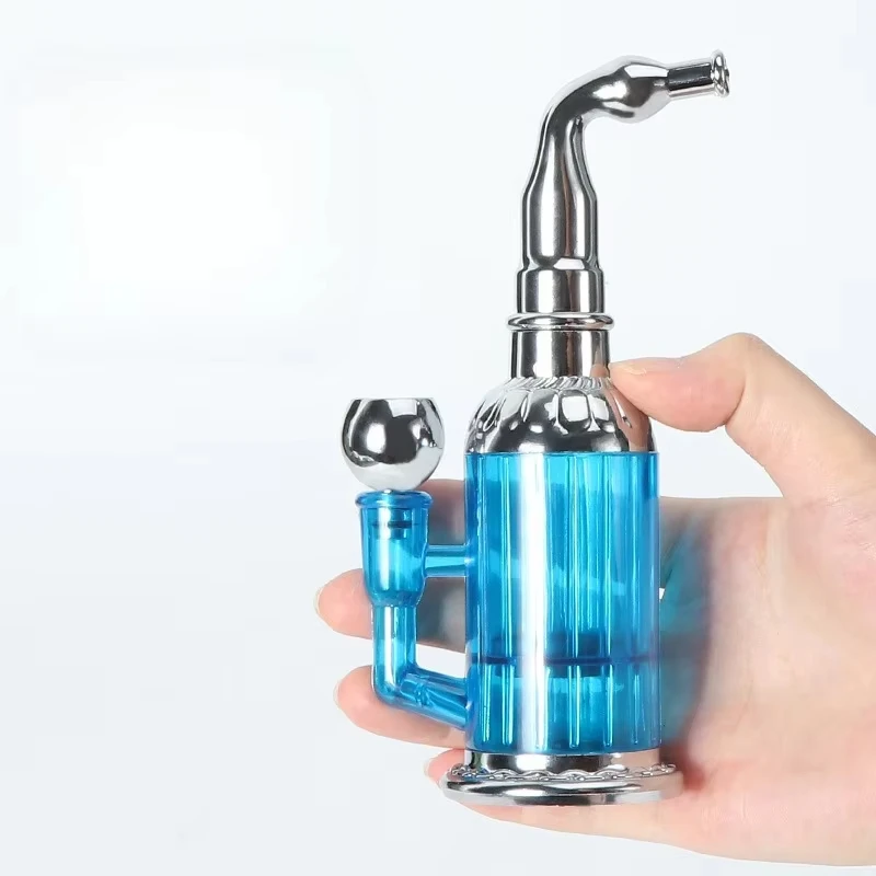 Moda Tabacco Tabacco grossolano Tabacco fine Tre bottiglie d'acqua Narghilè Tubo dell'acqua Tubo dell'acqua Pentola del tabacco Filtro Bocchino