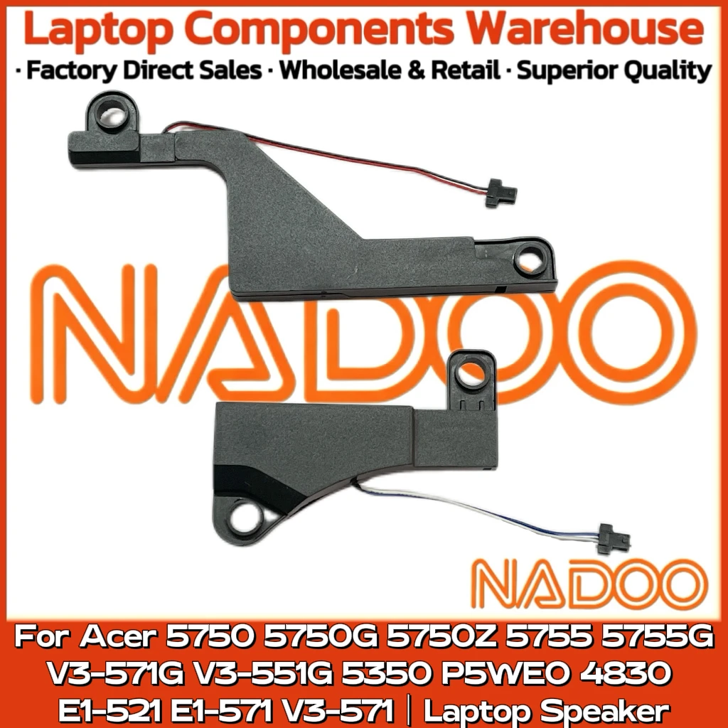 New Original Laptop Speaker For Acer 5750G 5750Z 5755 V3-571G V3-551G 5350 P5WEO 4830 E1-521 E1-571 V3-571 Built in horn audio