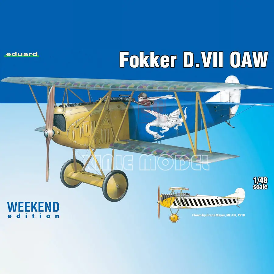 

Пластиковый сборный набор для сборки модели самолета Eduard 84155 Fokker D. VII OAW Weekend Edition 1/48