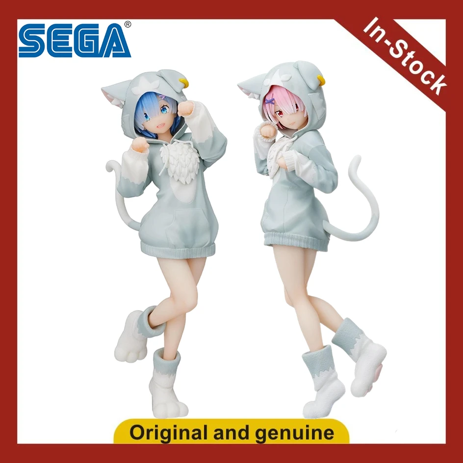 

【UA】SEGA Super Premium Figure Re: Life in A Different World From Zero Rem Ram—Elven Parker—Figures Models Toys Gifts