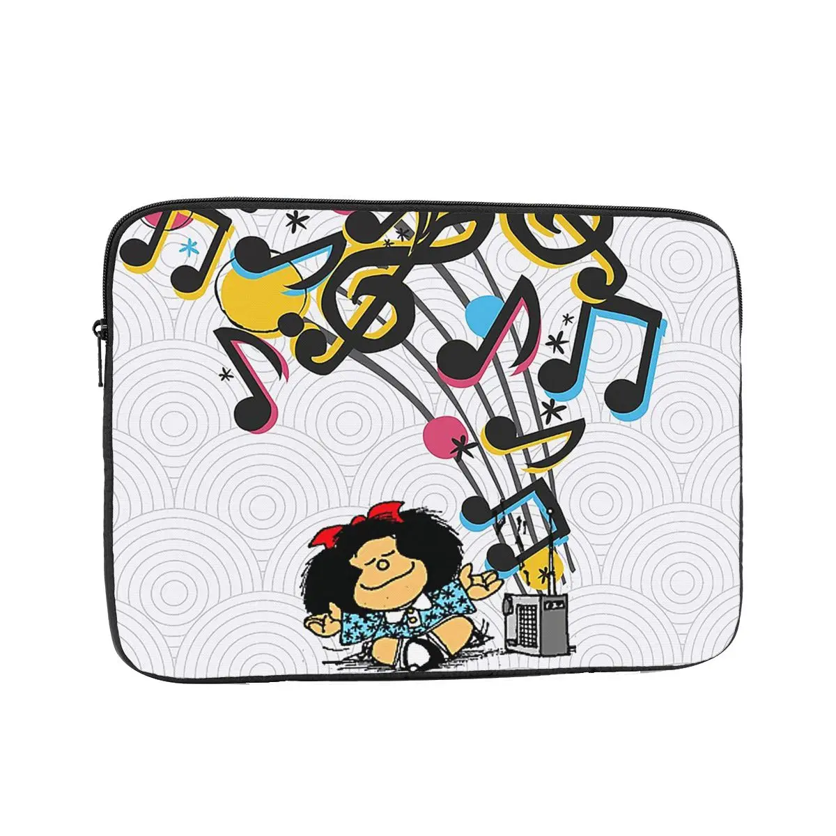 Laptop Notebook Sleeve Cover Bag Mafalda Music Vintage Computer Sleeve Case Amine 12