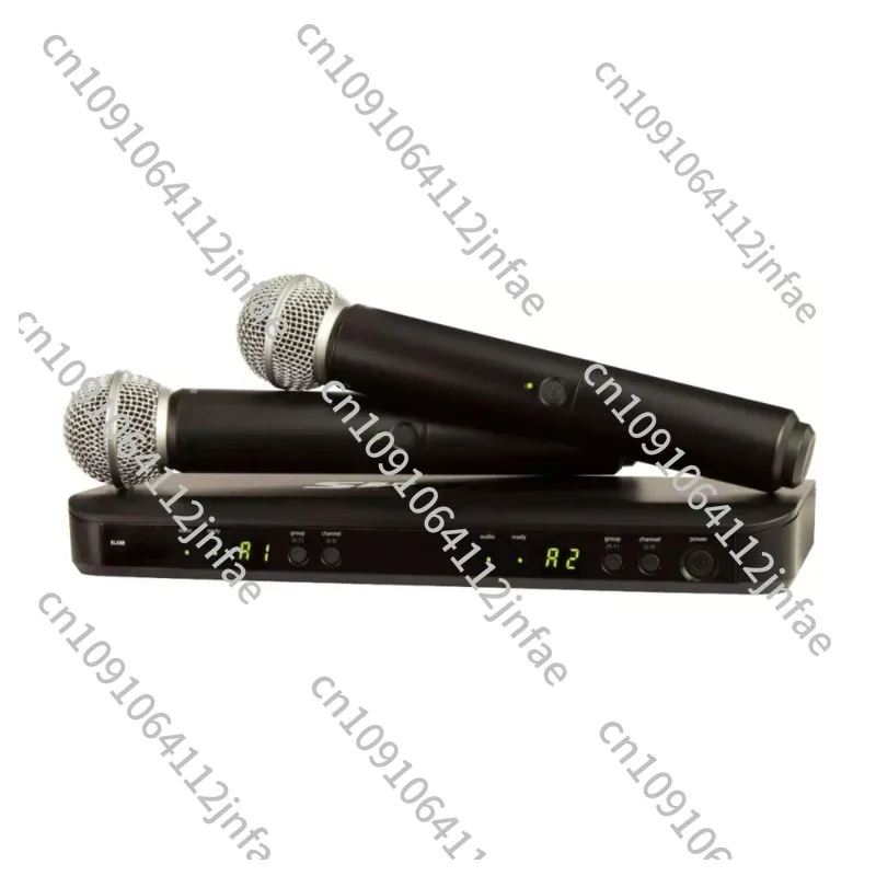 BLX288 Dual Channel Wireless Microphone Dual Handheld Wireless PG58/BETA58A/SM 58 Microphone Digital Vocal System