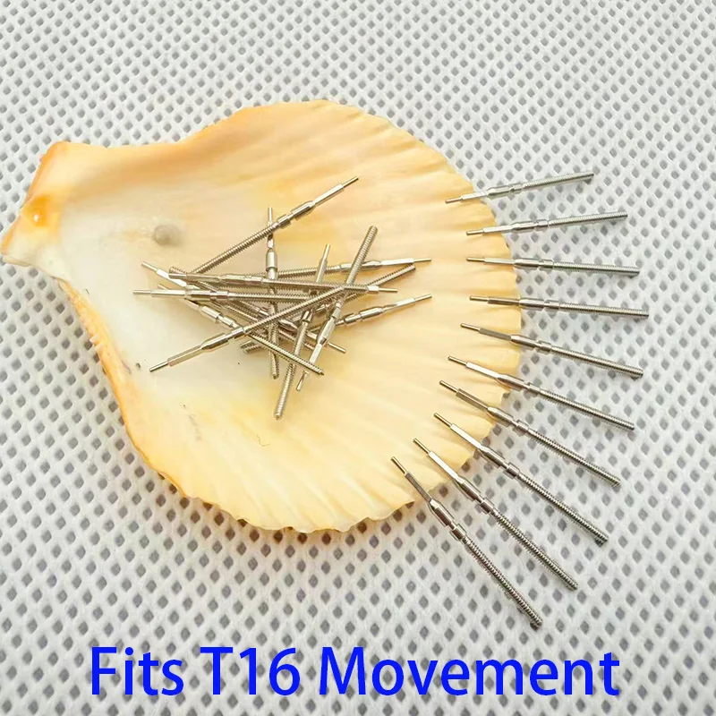 

T16 Stem 2PCS/4PCS Movement Watch Steel Stem Crown Kit Watch Parts For T16 Movement Stem Replace parts Watch repair