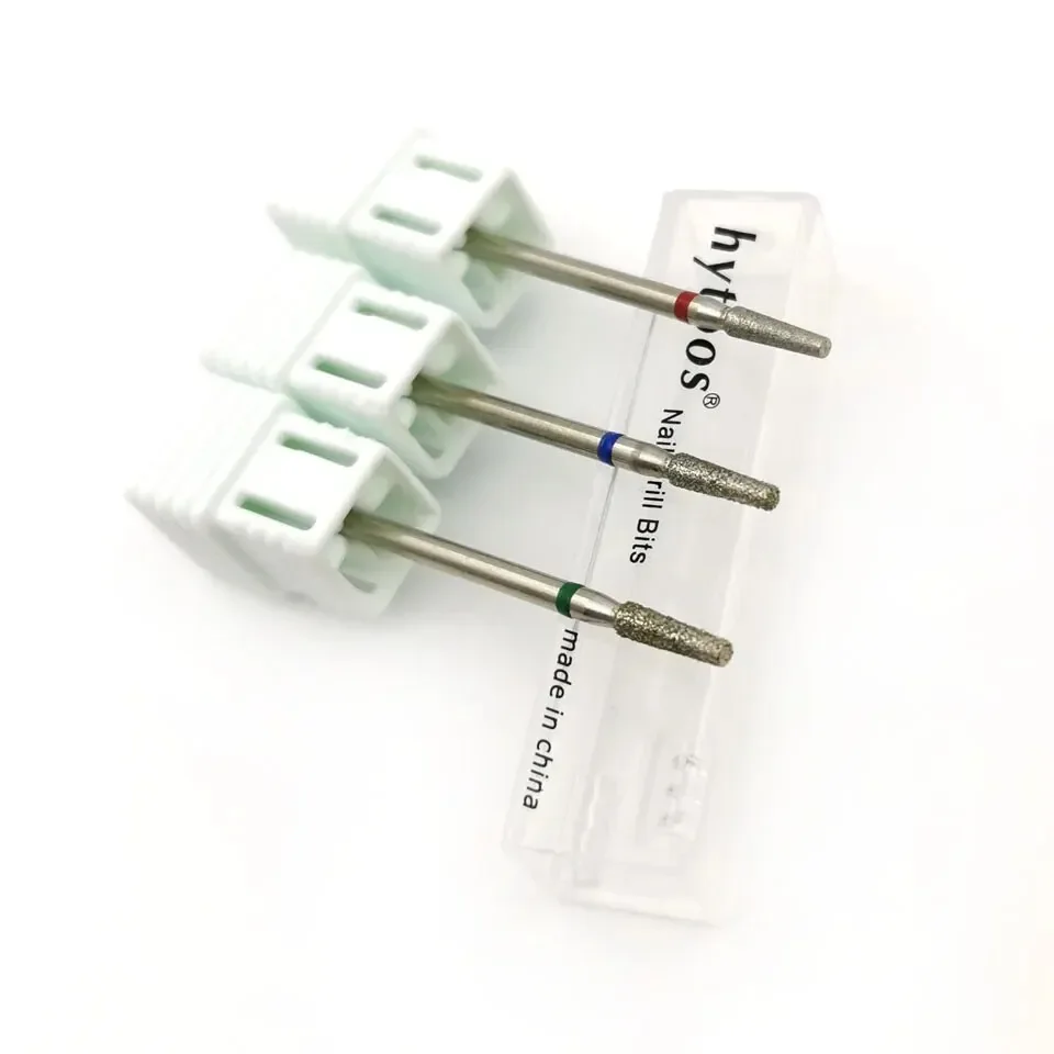 Column Diamond Burr Nail Drill Bits Rotary Russian Cuticle Bit Electric Manicure Drill Nails Accessories Tool