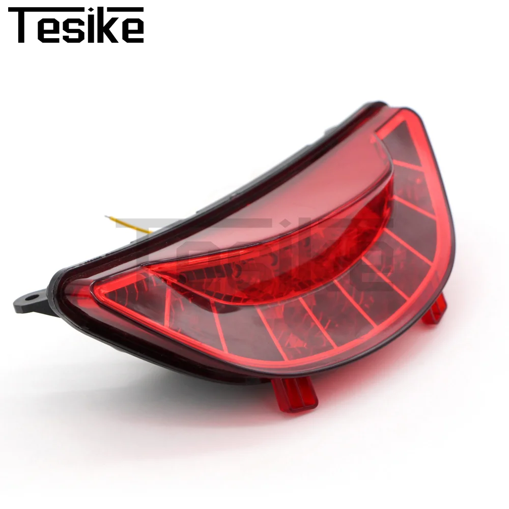 Motorcycle Modified LED taillight For Yamaha VMAX 1700 2009-2013 Rear Tail Light Brake Turn Signals Integrated LED Light