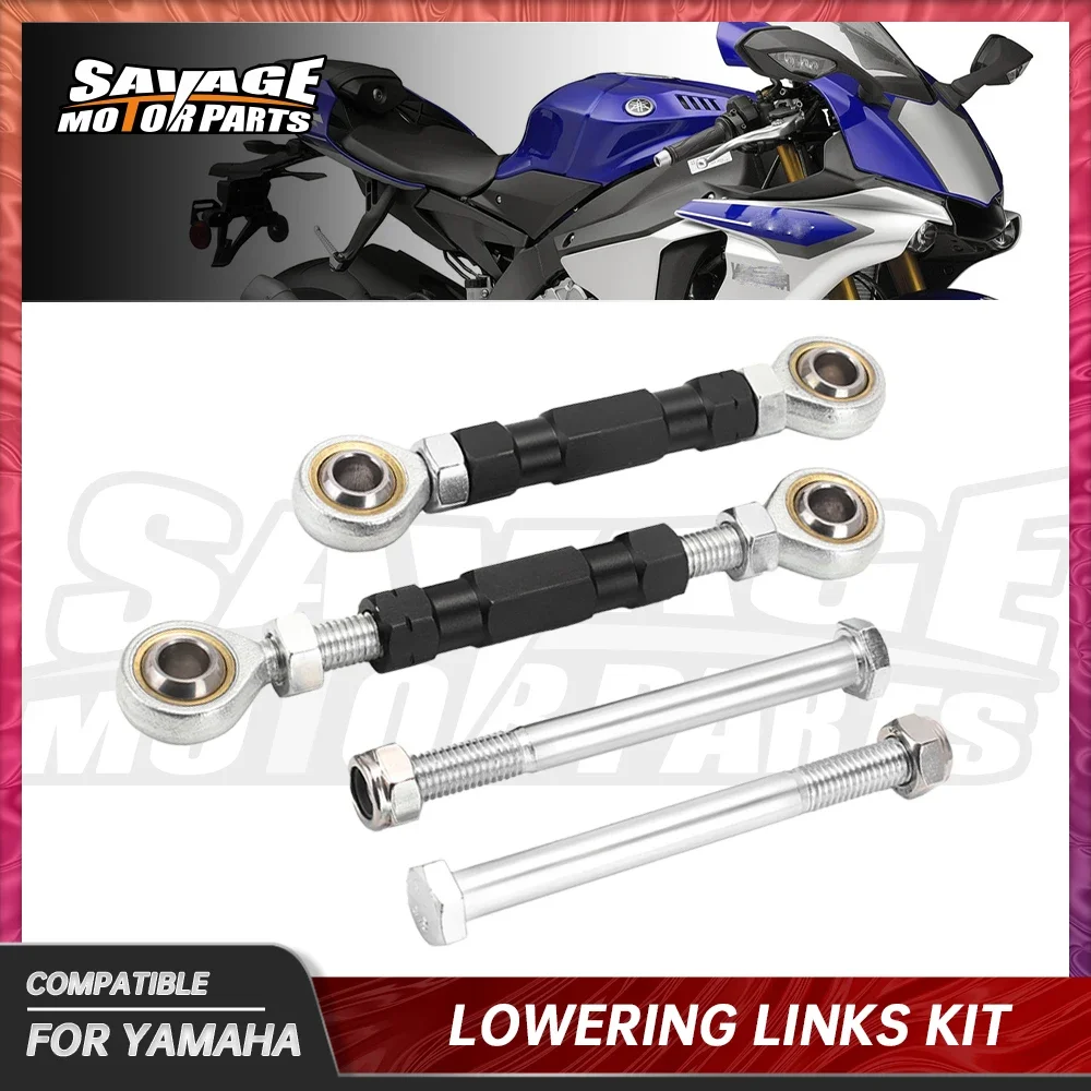 2023 YZFR1 Lowering Links Kit For YAMAHA YZF R1 R1S R1M 2004+ Motorcycle Accessories Rear Suspension Adjustable Drop Levers 2022