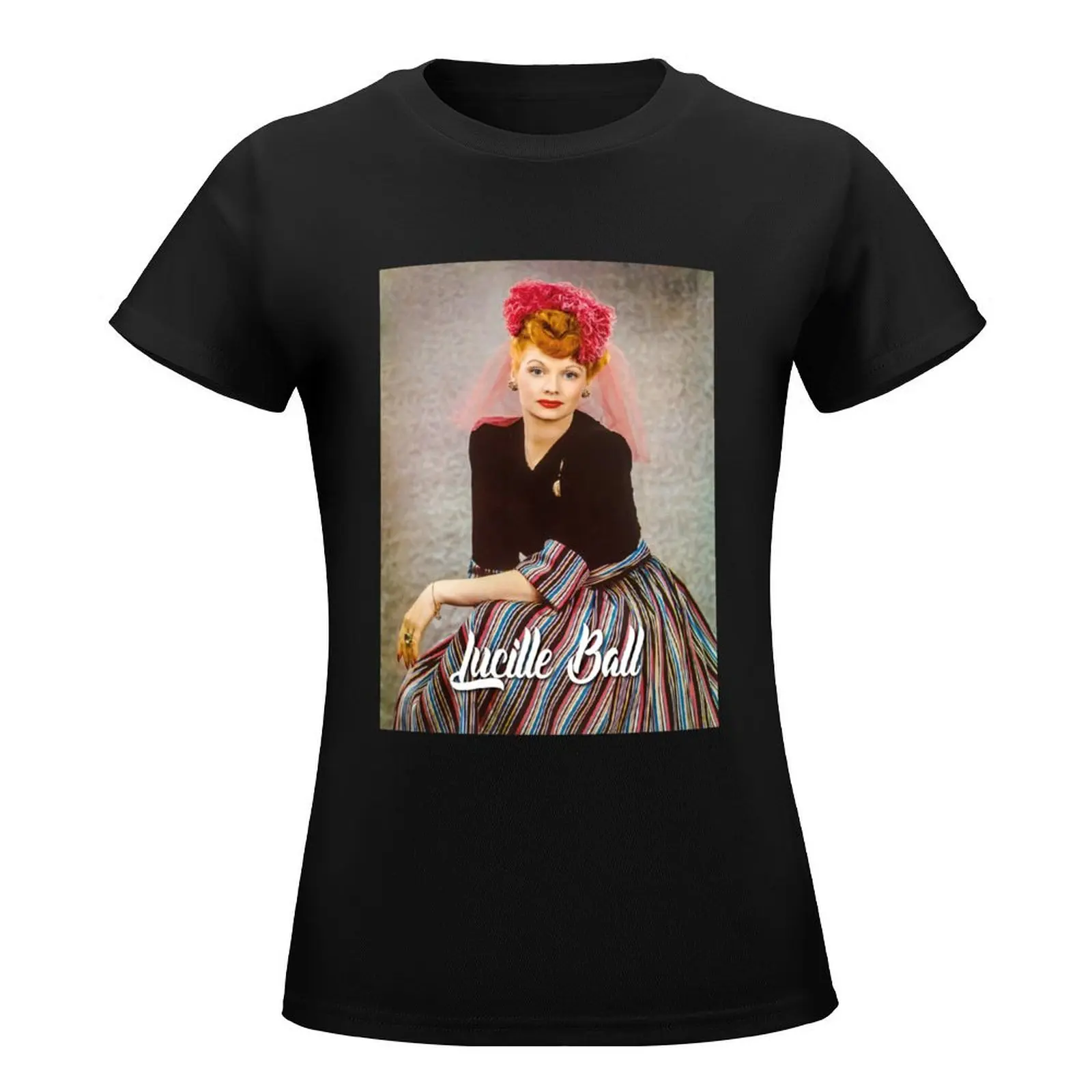 Lucille Ball T-Shirt summer clothes tops t shirts for Women graphic