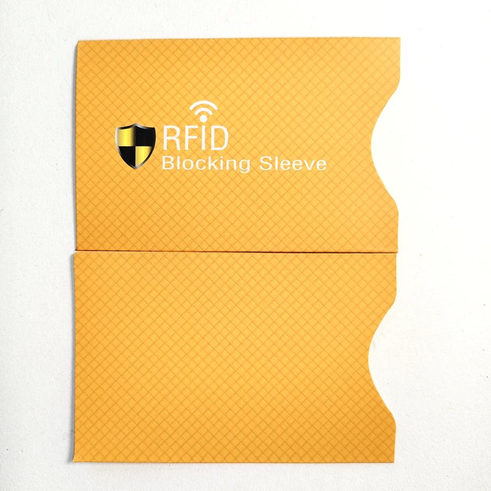5Pcs NFC RFID 차단 카드 슬리브 신용 NFC RFID 카드 보호기 항자기 알루미늄 호일 휴대용 은행 카드 홀더