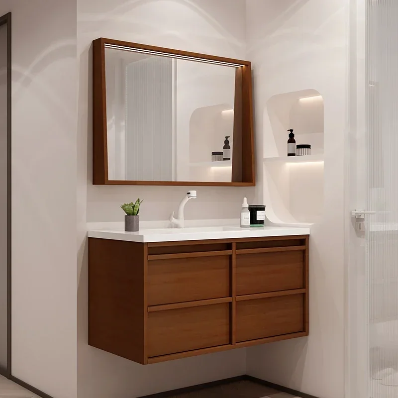 Storage Cabinet Wc Furniture Bathroom Filing Cabinets Towel Double Washbasin Mirrors Floor Column Wall Pharmacy Muebles