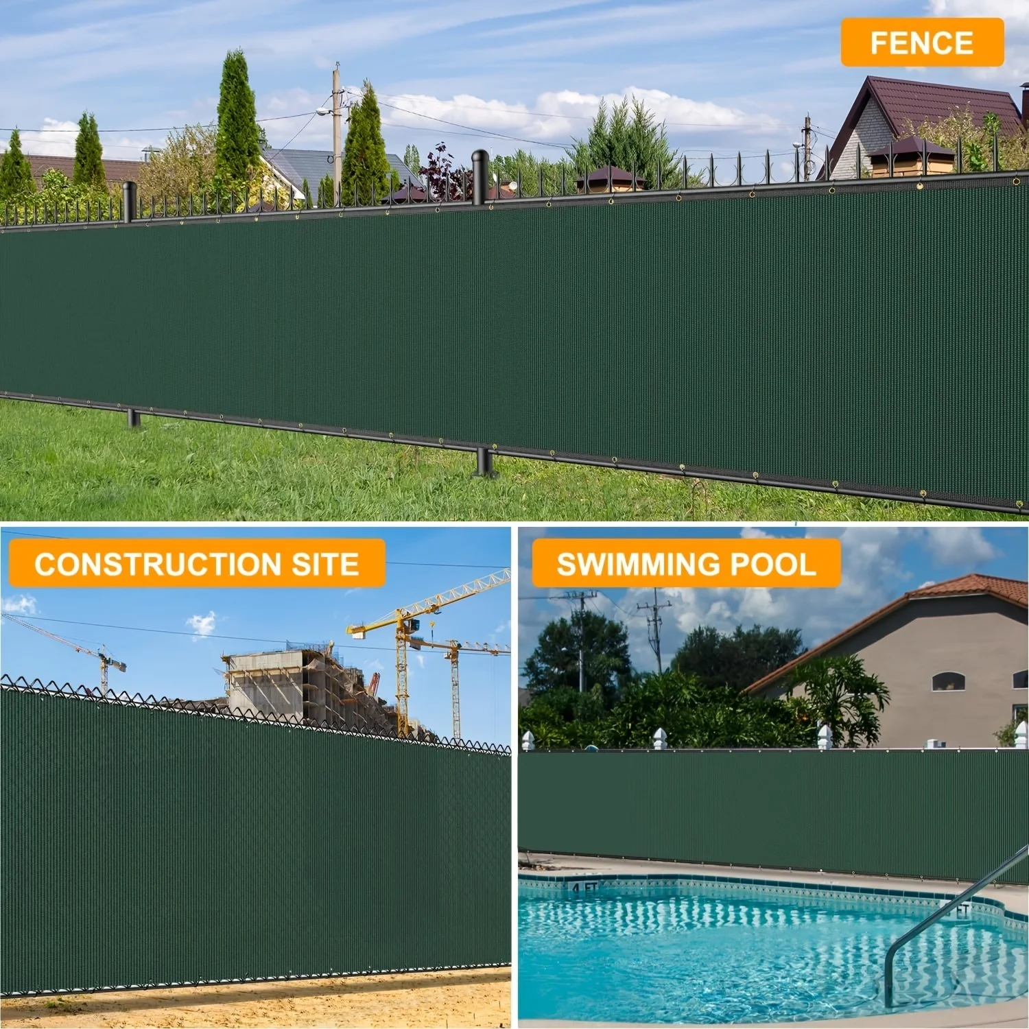 

Солнцезащитная сетка общего назначения: солнцезащитная сетка, разработанная обычными формами, доступна на рынке, которая легко сочетается со стандартными размерами.